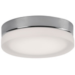 Bedford Ceiling Light Fixture - Chrome / Frosted