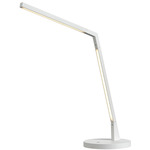 Miter Desk Lamp - White / Opal