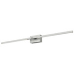 Pandora Linear Wall Sconce - Brushed Nickel / Opal