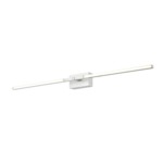 Pandora Linear Wall Sconce - White / Opal