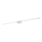 Pandora Linear Wall Sconce - White / Opal