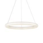 Cumulus Minor Pendant - White / White