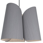 Julieta Pendant - Black / Grey Oak / Ash