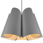 Julieta Pendant - Black / Grey Oak / Ash