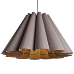 Lora Pendant - Black / Grey Oak/ Ash