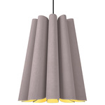 Olivia Pendant - Black / Grey Oak/ Ash