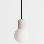 Catkin Pendant - White Oak / White