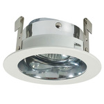 NL Series 3IN Adjustable Reflector Trim - Specular Clear Reflector / White Flange