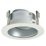 NL Series 3IN Adjustable Reflector Trim - Haze Reflector / White Flange