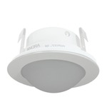 NL Series 3IN Frosted Dome Lens Trim with Reflector - White / Frosted