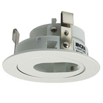 NL Series 3IN Adjustable Slot Trim - White Reflector / White Flange