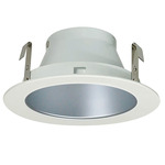 NL Series 4IN RD Adjustable Reflector Trim - Haze Reflector / White Flange