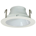 NL Series 4IN RD Adjustable Reflector Trim - Specular White Reflector / White Flange