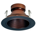 NL Series 4IN Deep Reflector Downlight Trim - Bronze Reflector / Bronze Flange