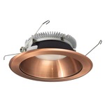 Cobalt 6IN 1500LM Round Open Reflector Trim - Copper Reflector / Copper Flange