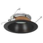 Cobalt 6IN 2000 Lumen Round Open Reflector Trim - Bronze Reflector / Bronze Flange