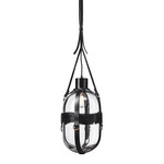 Tied Up Romance C Pendant - Black / Clear
