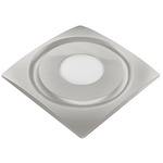 AP Slim Fit Exhaust Fan with Light and Humidity Sensor - Satin Nickel