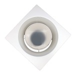 Square Grille/Lens Cover Accessory - White / Clear