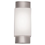 Charlotte Wall Sconce - Satin Nickel / White Linen Acrylic