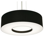 Montclair Pendant - Satin Nickel / Black / Black