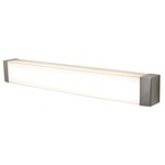 Algiers Bathroom Vanity Light - Satin Nickel / Linen