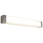 Algiers Bathroom Vanity Light - Satin Nickel / Linen