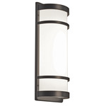 Brio Wall Sconce - Oil Rubbed Bronze / White