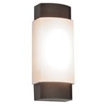 Charlotte Wall Sconce - Oil Rubbed Bronze / White Linen Acrylic
