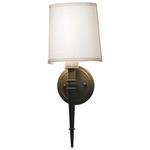 Montrose Wall Sconce - Oil Rubbed Bronze / White Linen