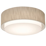 Sanibel Ceiling Light - White / Jute