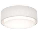 Sanibel Ceiling Light - White / White Linen