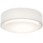 Sanibel Ceiling Light - White / White Linen