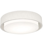 Sanibel Ceiling Light - White / White Linen