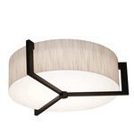 Apex Ceiling Light - Espresso / Jute