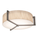 Apex Ceiling Light - Weathered Grey / Jute