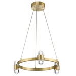 Arabella Chandelier - Champagne Gold / Clear