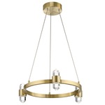 Arabella Chandelier - Champagne Gold / Clear