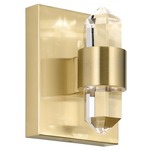 Arabella Wall Sconce - Champagne Gold / Clear