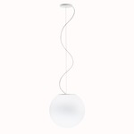 Lumi Sfera Pendant - White / White