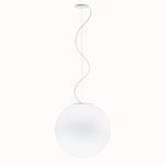 Lumi Sfera Pendant - White / White