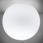 Lumi Sfera Ceiling Light - White / White
