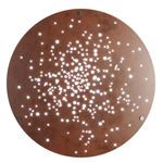 Lens Wall / Ceiling Light - Rust