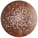 Lens Wall / Ceiling Light - Rust