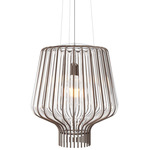 Saya Pendant - Burnished / Clear