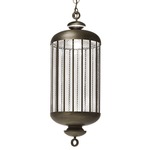 Fata Morgana Pendant - Antique Burnished / Transparent