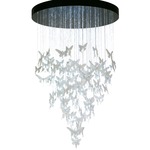 Niagara Chandelier - Matte White