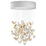 Niagara Chandelier - Gold