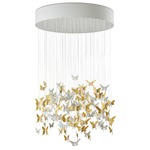 Niagara Golden 53 Chandelier - Gold