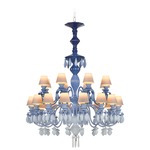 Belle de Nuit Tear Drop Chandelier - Blue